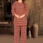 HYBEC Women's Rustic Charm Cotton Co-Ord Set