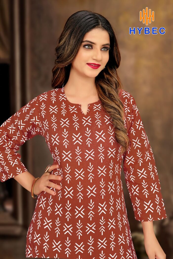 HYBEC Women's Rustic Charm Cotton Co-Ord Set